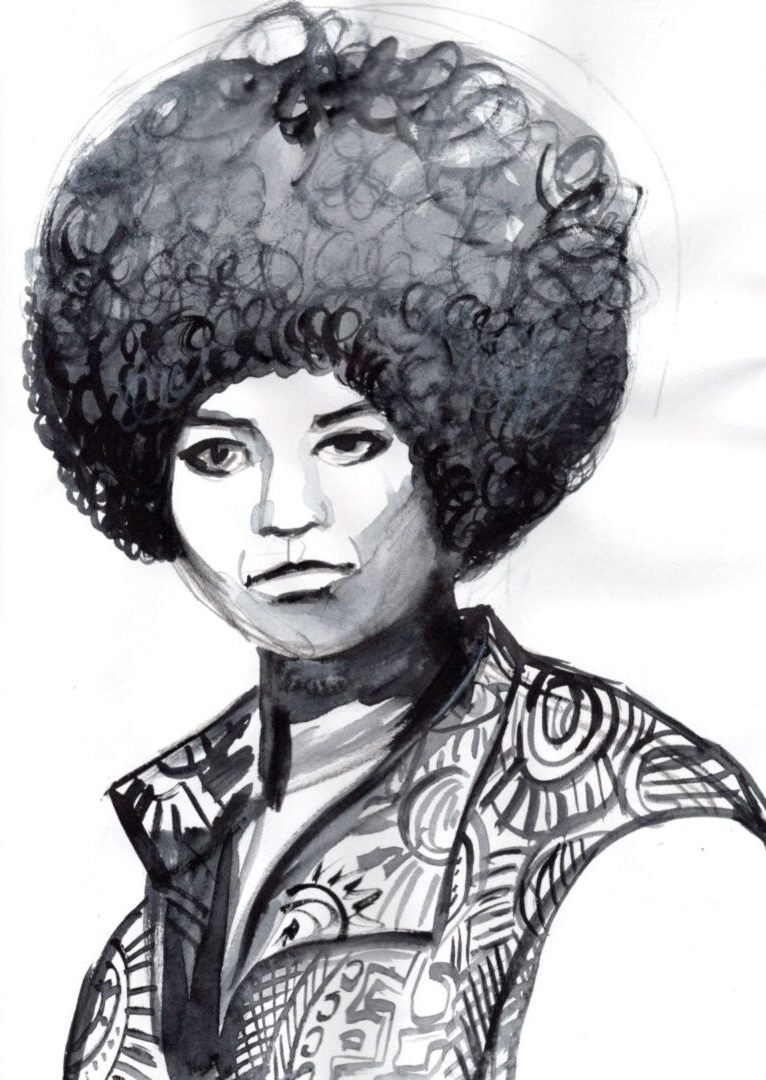 Fashion illustration, mayya sultan, watercolor, guache, people, portrait, woman, sketch